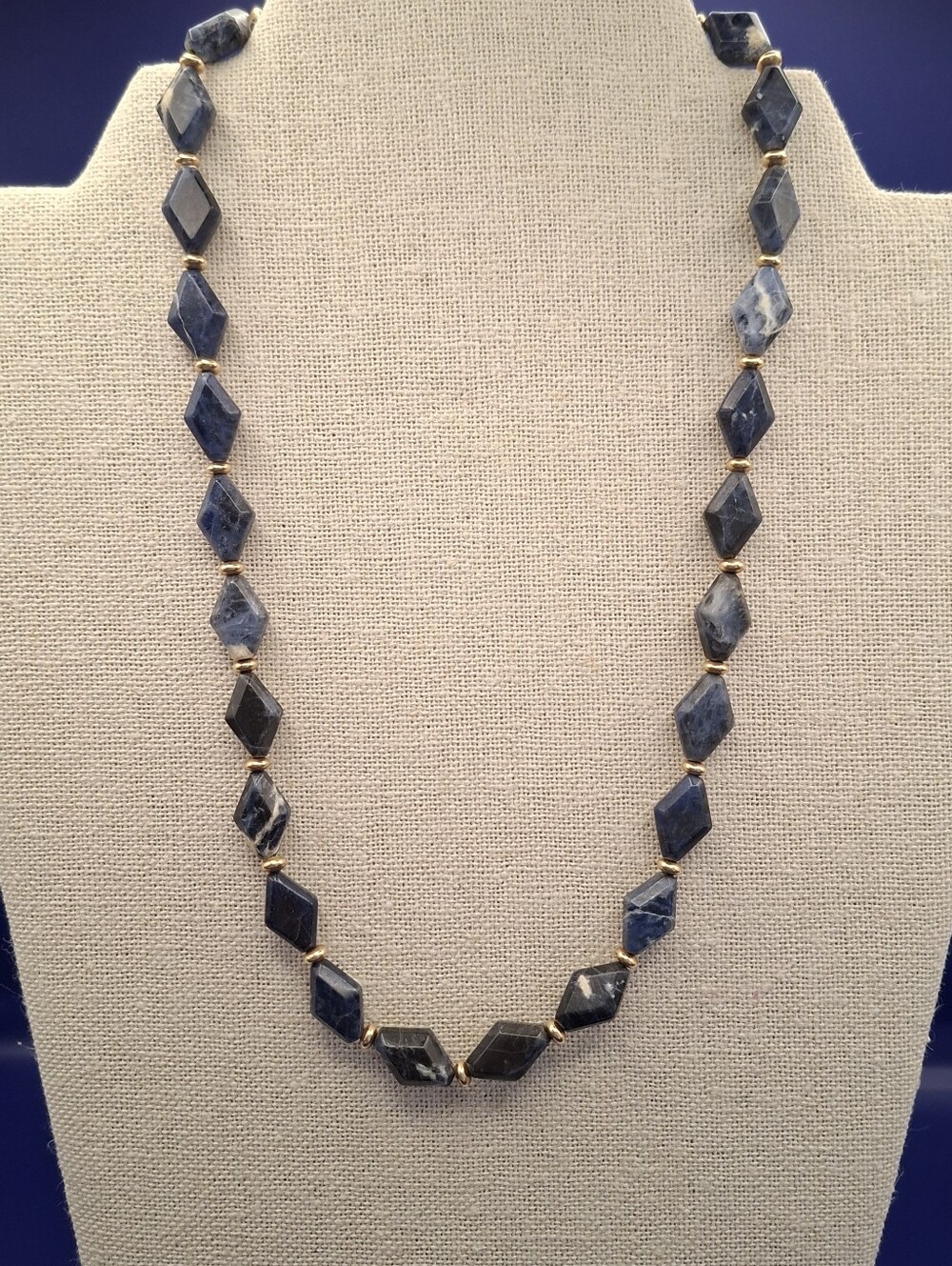 14K Gold Filled Sodalite Necklace